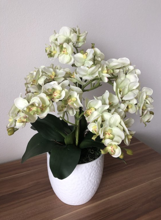 Umělá orchidej zelená